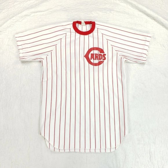Vtg 60s St Louis Cardinals McCarver USA Made Jersey Southern Athletic Pinstripe - Picture 2 of 9